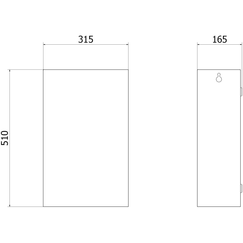 Mexen Linox Poubelle 25L, inox - 70K005-01