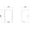 Mexen Ventaro-Uh sèche-mains, 1350 W, blanc - 70K032-20