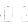 Mexen Ventaro-Mh sèche-mains, 1350 W, blanc - 70K052-20