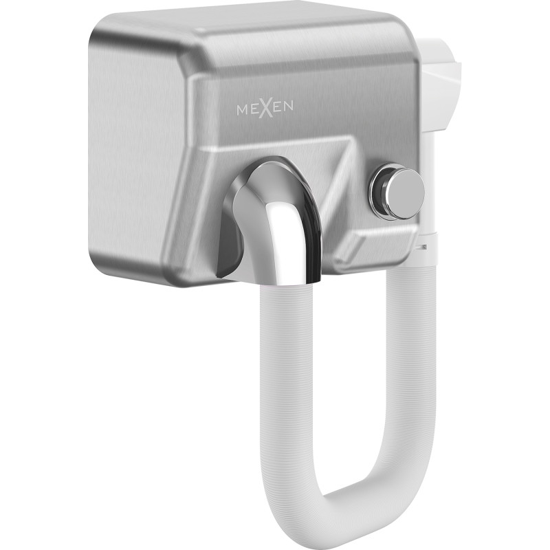 Mexen Aquis-P sèche-cheveux de piscine avec tuyau, 1000 W, inox - 70K210-01