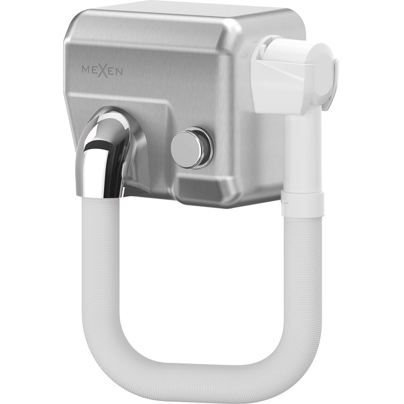 Mexen Aquis-P sèche-cheveux de piscine avec tuyau, 1000 W, inox - 70K210-01