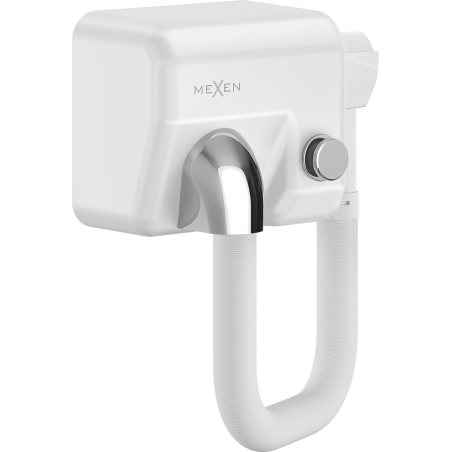 Mexen Aquis-P sèche-cheveux pour piscine avec tuyau, 1000 W, blanc - 70K210-20