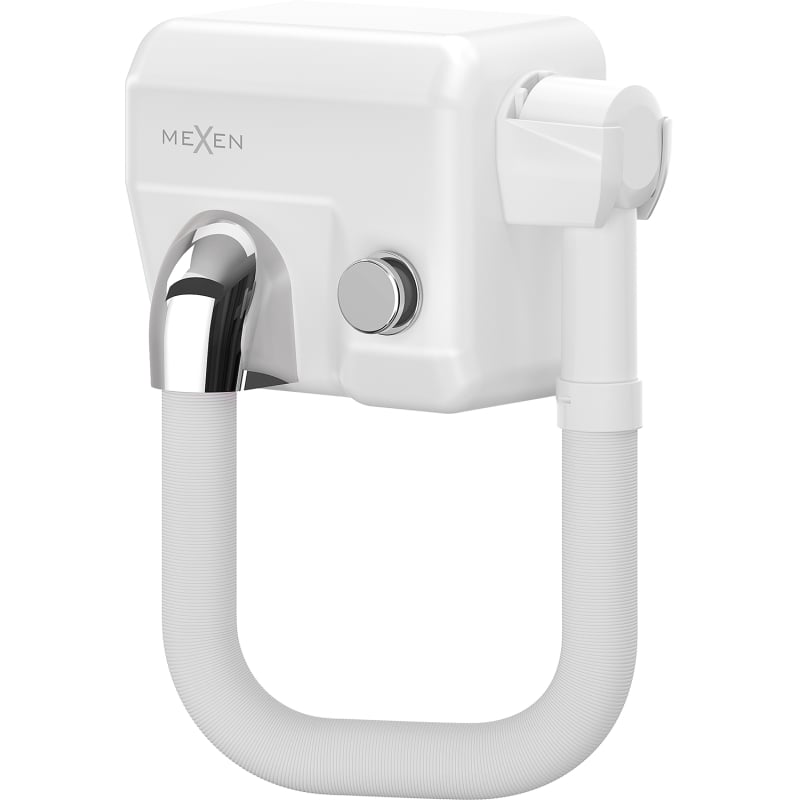 Mexen Aquis-P sèche-cheveux pour piscine avec tuyau, 1000 W, blanc - 70K210-20