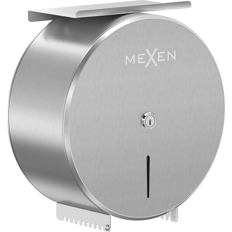 Mexen X-Wall-R étagère encastrée avec rebord 45 x 20 cm, inox - 1910452010