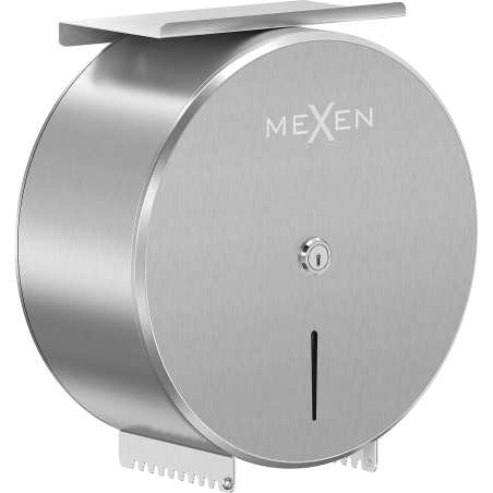 Mexen X-Wall-R étagère encastrée avec rebord 45 x 20 cm, inox - 1910452010