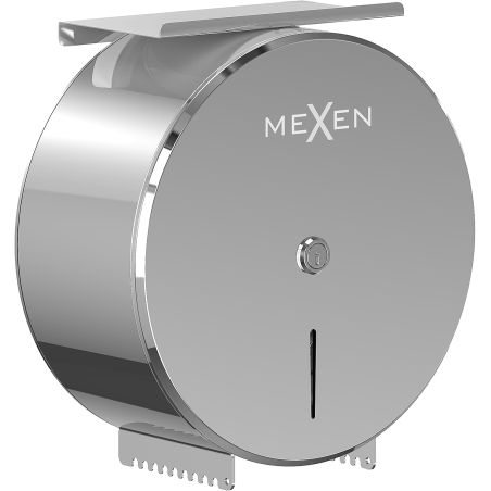 Mexen Spira-H+ support pour papier toilette avec étagère pour téléphone, chromé - 70K561-00