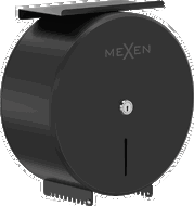 Mexen Spira-H+ boîte à papier toilette avec étagère pour téléphone, noir mat - 70K561-70