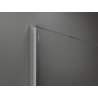 Mexen Kioto Paroi de douche Walk-in 120 x 200 cm, ombre noire 8 mm, chromée - 800-120-101-01-76
