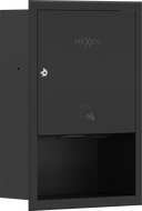 Mexen Linox conteneur de serviettes en papier encastré, noir mat - 70K003-70