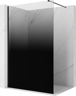 Mexen Kioto Paroi de douche Walk-in 100 x 200 cm, ombre noir 8 mm, noir - 800-100-101-70-76