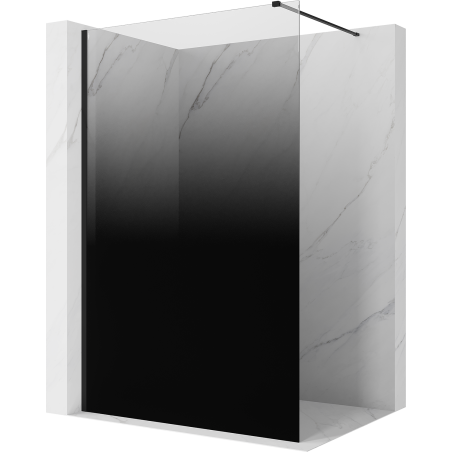 Mexen Kioto Paroi de douche Walk-in 120 x 200 cm, ombre noire 8 mm, noire - 800-120-101-70-76