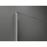Mexen Kioto paroi de douche Walk-in 110 x 200 cm, ombre blanche 8 mm, chrome - 800-110-101-01-86