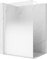 Mexen Kioto Panneau de douche Walk-in 120 x 200 cm, ombrée blanche 8 mm, blanche - 800-120-101-20-86