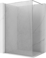 Mexen Kioto paroi de douche Walk-in 70 x 200 cm, crackle transparent 12 mm, chromé - 800-070-101-01-04-X