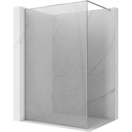 Mexen Kioto paroi de douche Walk-in 110 x 200 cm, crackle transparent 12 mm, chrome - 800-110-101-01-04-X