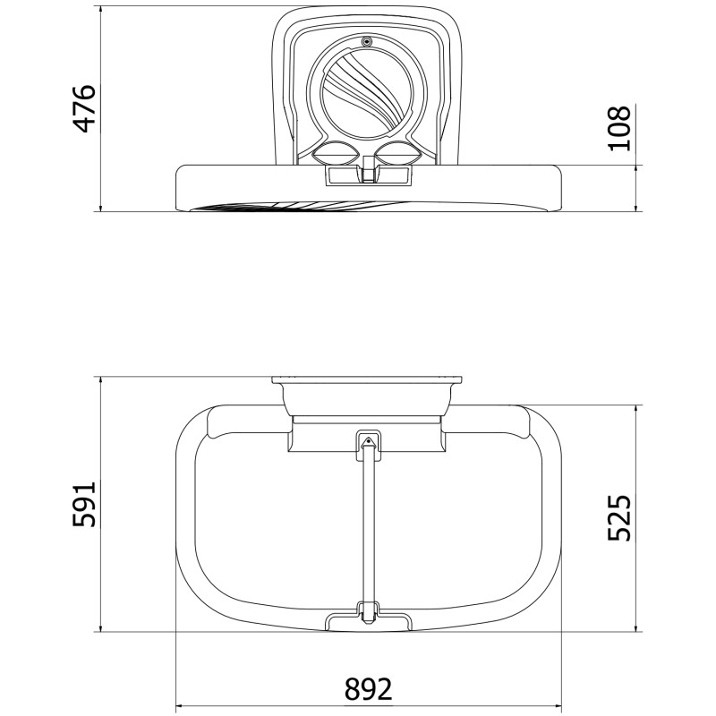 Mexen Mello table à langer pour bébé - 70K010-00