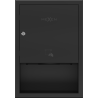 Mexen Linox conteneur de serviettes en papier encastré, noir mat - 70K003-70