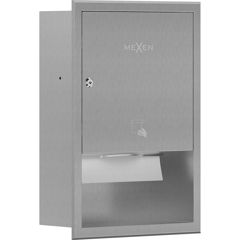 Mexen Linox distributeur encastré de serviettes en papier, inox - 70K003-01