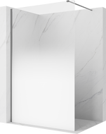 Mexen Kioto paroi de douche Walk-in 110 x 200 cm, ombre blanc 8 mm, métal gris - 800-110-101-95-86