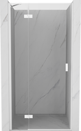 Mexen Mist-H porte de douche battante gauche 70 cm, transparente, blanche - 8A5-070-000-20-00-L