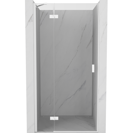 Mexen Mist-H porte de douche pliante gauche 110 cm, transparent, blanc - 8A5-110-000-20-00-L