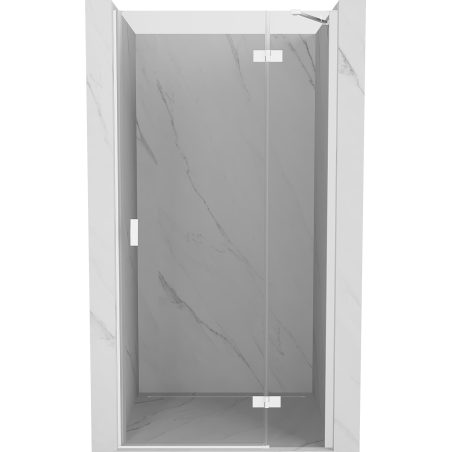 Mexen Mist-H porte de douche battante droite 100 cm, transparent, blanc - 8A5-100-000-20-00-P