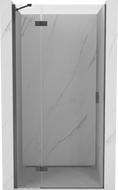 Mexen Mist-H porte de douche pivotante gauche 90 cm, transparent, gris canon brossé - 8A5-090-000-66-00-L