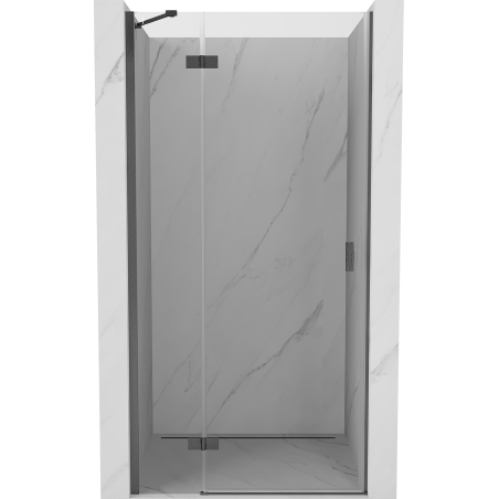 Mexen Mist-H porte de douche pivotante gauche 95 cm, transparent, gris canon brossé - 8A5-095-000-66-00-L