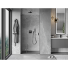 Mexen Mist-H porte de douche pivotante gauche 105 cm, transparente, gris canon brossé - 8A5-105-000-66-00-L