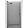 Mexen Mist-H porte de douche pivotante gauche 120 cm, transparente, gris canon brossé - 8A5-120-000-66-00-L