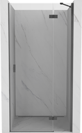 Mexen Mist-H porte de douche pivotante droite 95 cm, transparent, gris canon brossé - 8A5-095-000-66-00-P