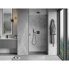 Mexen Mist-H porte de douche pivotante droite 115 cm, transparent, gris canon brossé - 8A5-115-000-66-00-P