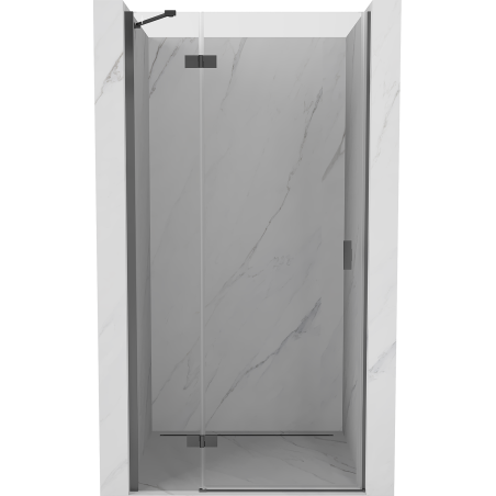 Mexen Mist-H porte de douche battante gauche 75 cm, transparente, métal gun - 8A5-075-000-95-00-L