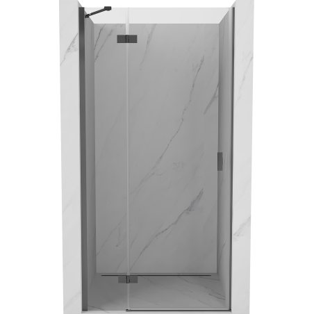 Mexen Mist-H porte de douche pivotante gauche 85 cm, transparent, métal canon - 8A5-085-000-95-00-L