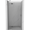 Mexen Mist-H porte de douche pivotante gauche 85 cm, transparent, métal canon - 8A5-085-000-95-00-L