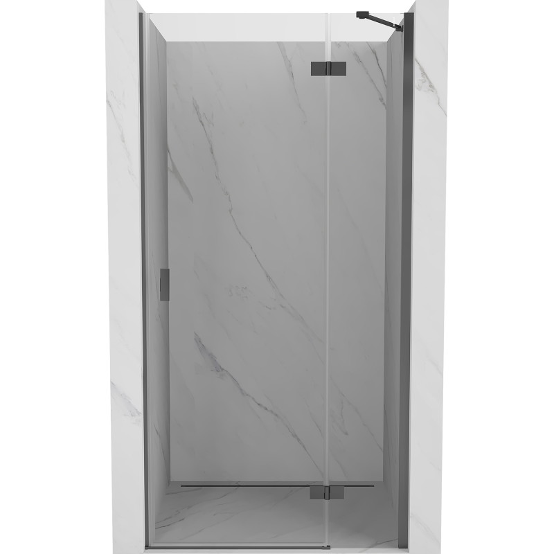 Mexen Mist-H porte de douche pivotante droite 115 cm, transparent, gun metal - 8A5-115-000-95-00-P