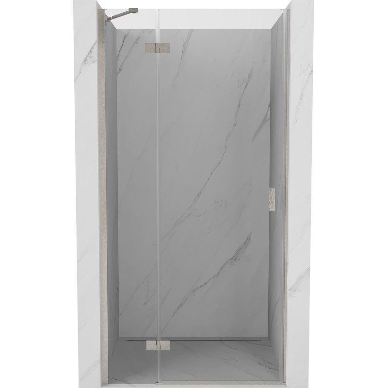 Mexen Mist-H porte de douche pivotante gauche 95 cm, transparent, nickel brossé - 8A5-095-000-97-00-L