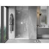 Mexen Mist-H porte de douche pivotante gauche 100 cm, transparent, nickel brossé - 8A5-100-000-97-00-L