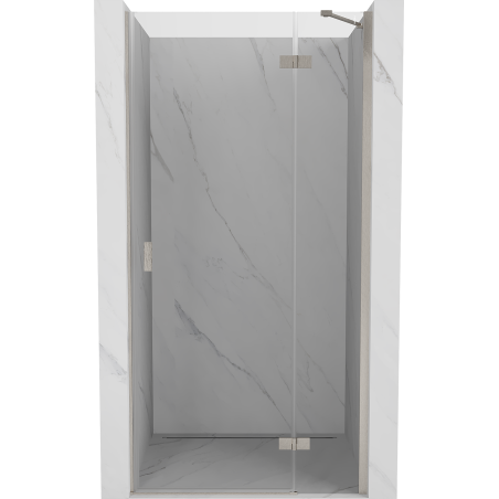 Mexen Mist-H porte de douche pivotante droite 100 cm, transparent, nickel brossé - 8A5-100-000-97-00-P