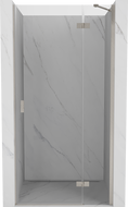Mexen Mist-H porte de douche pivotante droite 100 cm, transparent, nickel brossé - 8A5-100-000-97-00-P