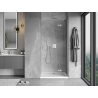 Mexen Mist-H porte de douche pivotante droite 105 cm, transparent, nickel brossé - 8A5-105-000-97-00-P
