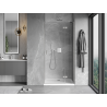 Mexen Mist-H porte de douche pivotante droite 110 cm, transparent, nickel brossé - 8A5-110-000-97-00-P