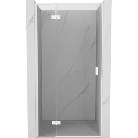 Mexen Mist-H L porte de douche battante gauche 115 cm, transparent, blanc - 8A5L-115-000-20-00-L