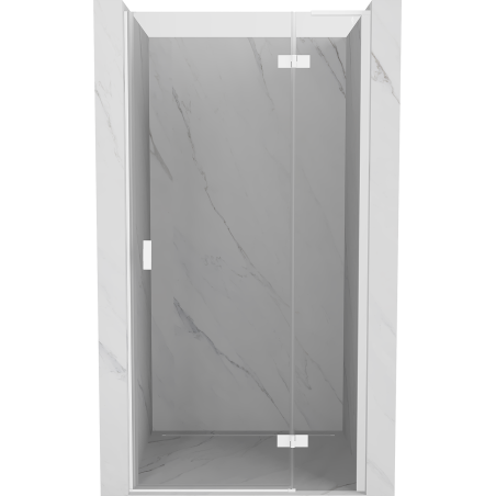 Mexen Mist-H L porte de douche pivotante droite 70 cm, transparent, blanc - 8A5L-070-000-20-00-P