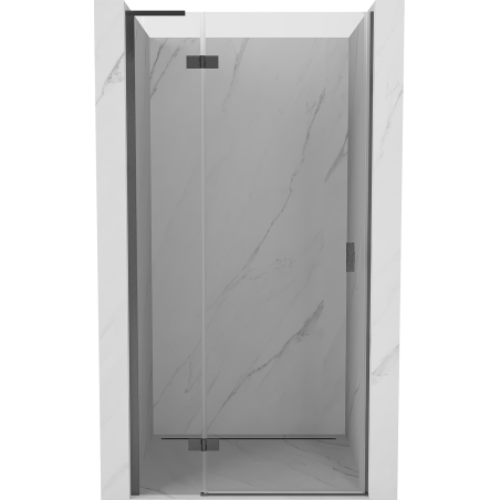 Mexen Mist-H L porte de douche battante gauche 70 cm, transparent, gris canon brossé - 8A5L-070-000-66-00-L