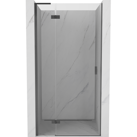 Mexen Mist-H L porte de douche pivotante gauche 85 cm, transparent, gris canon brossé - 8A5L-085-000-66-00-L