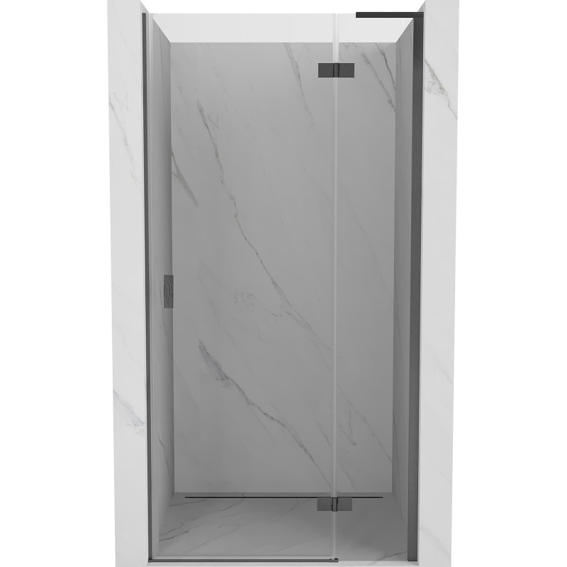 Mexen Mist-H L porte de douche coulissante droite 100 cm, transparent, gris gun brossé - 8A5L-100-000-66-00-P