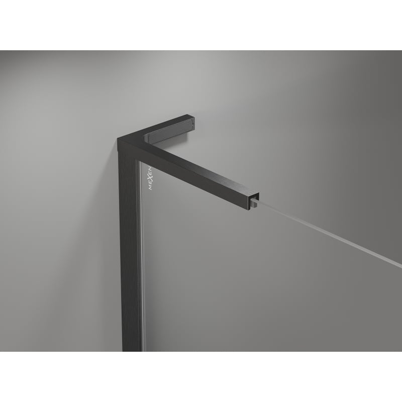 Mexen Mist-H L porte de douche pivotante droite 105 cm, transparente, gris canon brossé - 8A5L-105-000-66-00-P