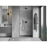 Mexen Mist-H L porte de douche pivotante droite 110 cm, transparent, gris canon brossé - 8A5L-110-000-66-00-P