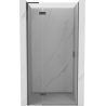 Mexen Mist-H L porte de douche pivotante gauche 100 cm, transparente, métal Gun - 8A5L-100-000-95-00-L